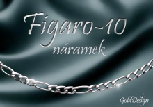 Figaro 10 - náramek nerez ocel